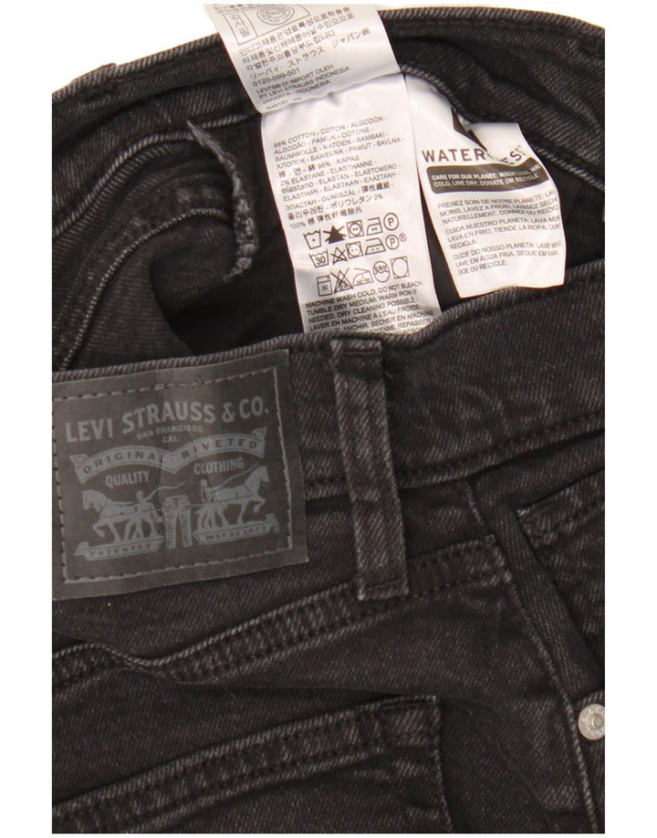 Jeans affusolati da donna Levi's W24 L27 cotone nero
