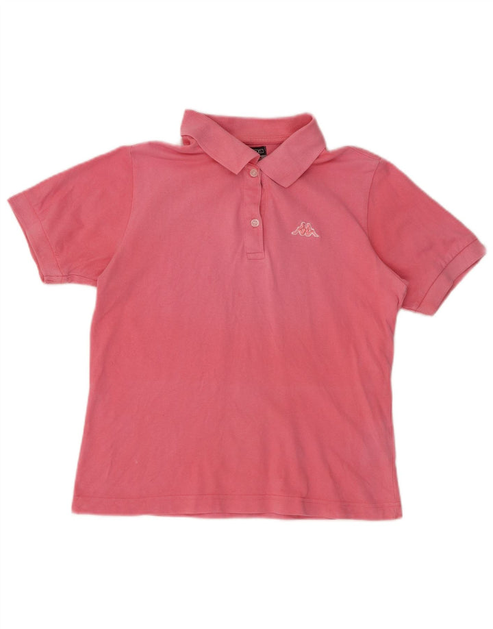 Polo da donna KAPPA UK 12 cotone rosa medio