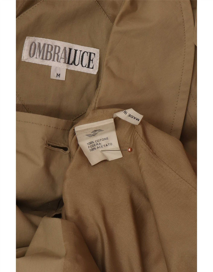 Trench oversize da donna Ombraluce UK 14 Cotone beige medio