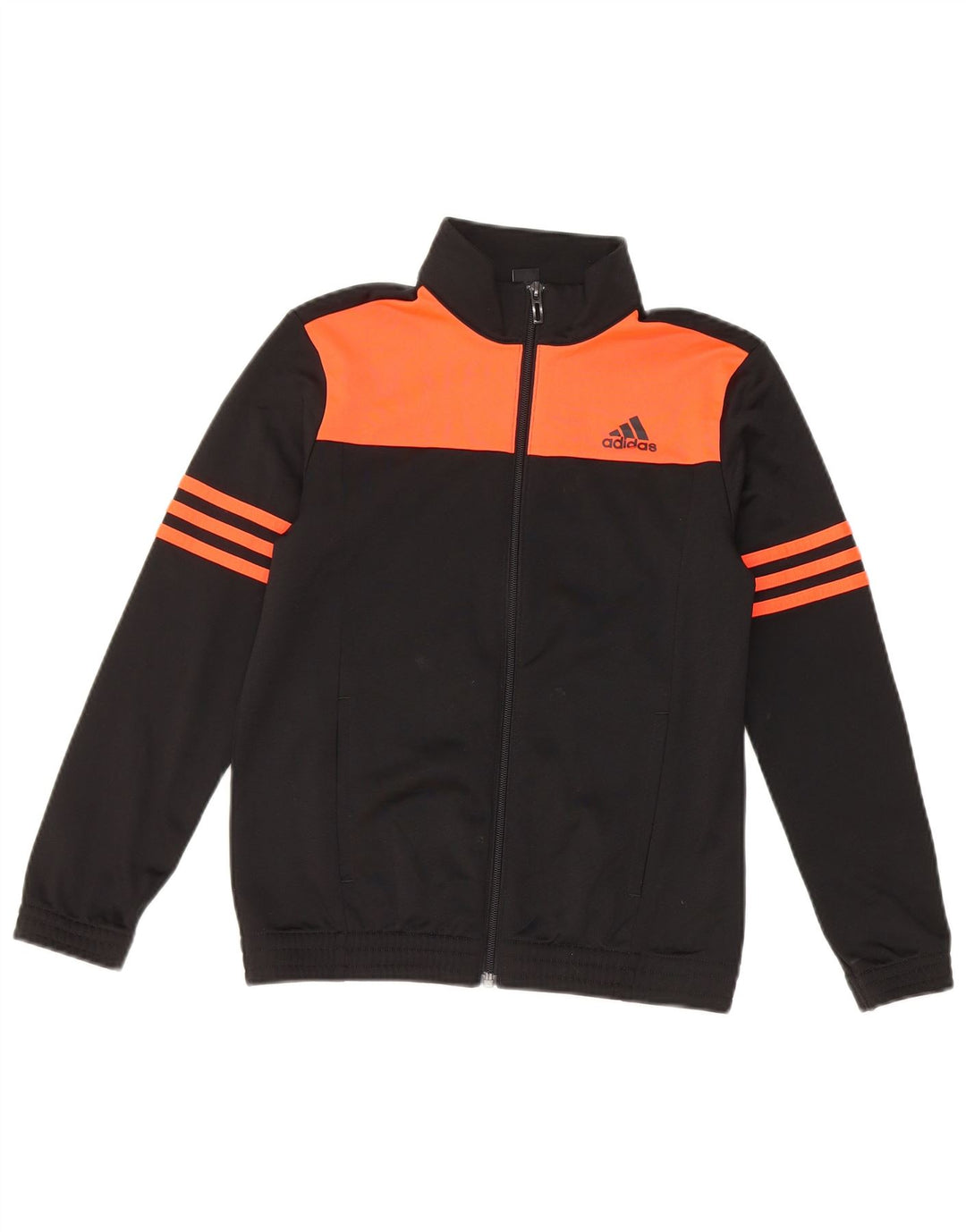 Giacca da tuta da ragazzo Adidas 9-10 anni Colorblock nera