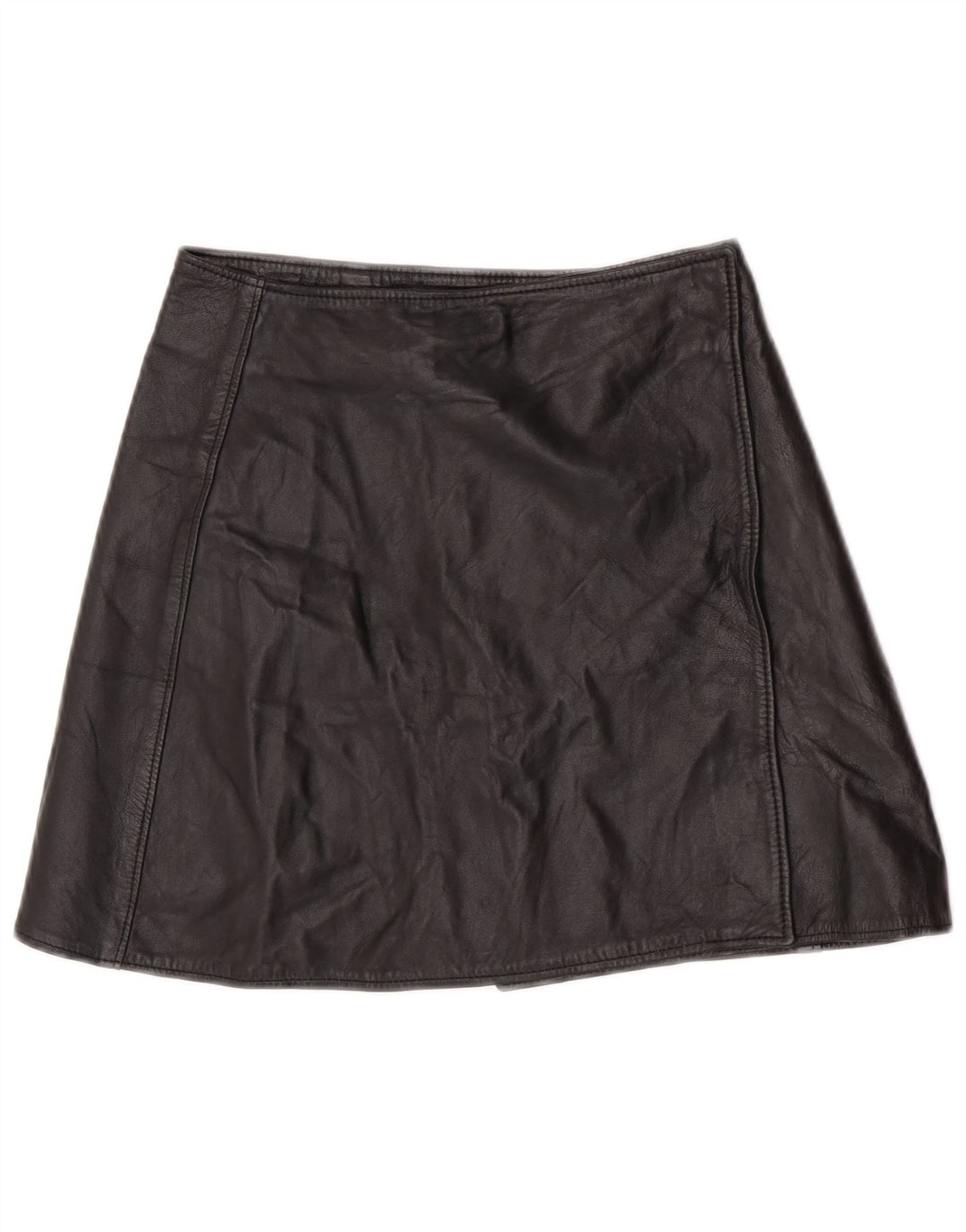 Gonna In Pelle Avvolgente Donna Conbipel IT 44 Media W32 Pelle Nera