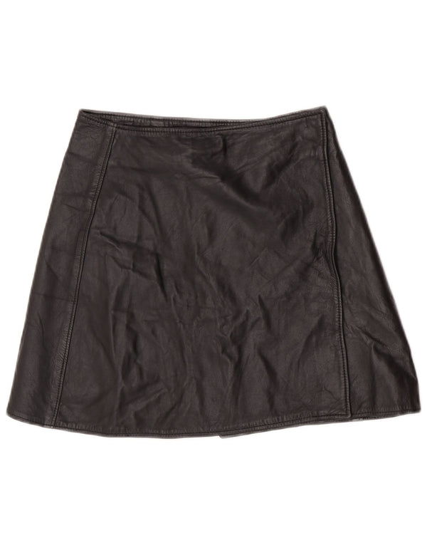Gonna In Pelle Avvolgente Donna Conbipel IT 44 Media W32 Pelle Nera
