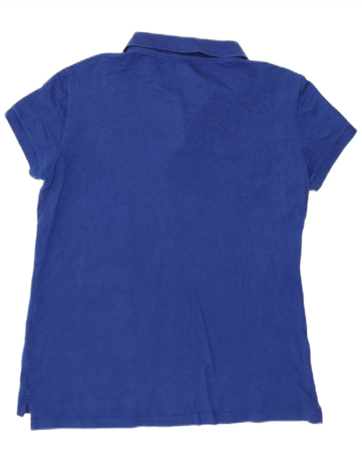 Polo da donna Lacoste taglia 42 grande in cotone blu