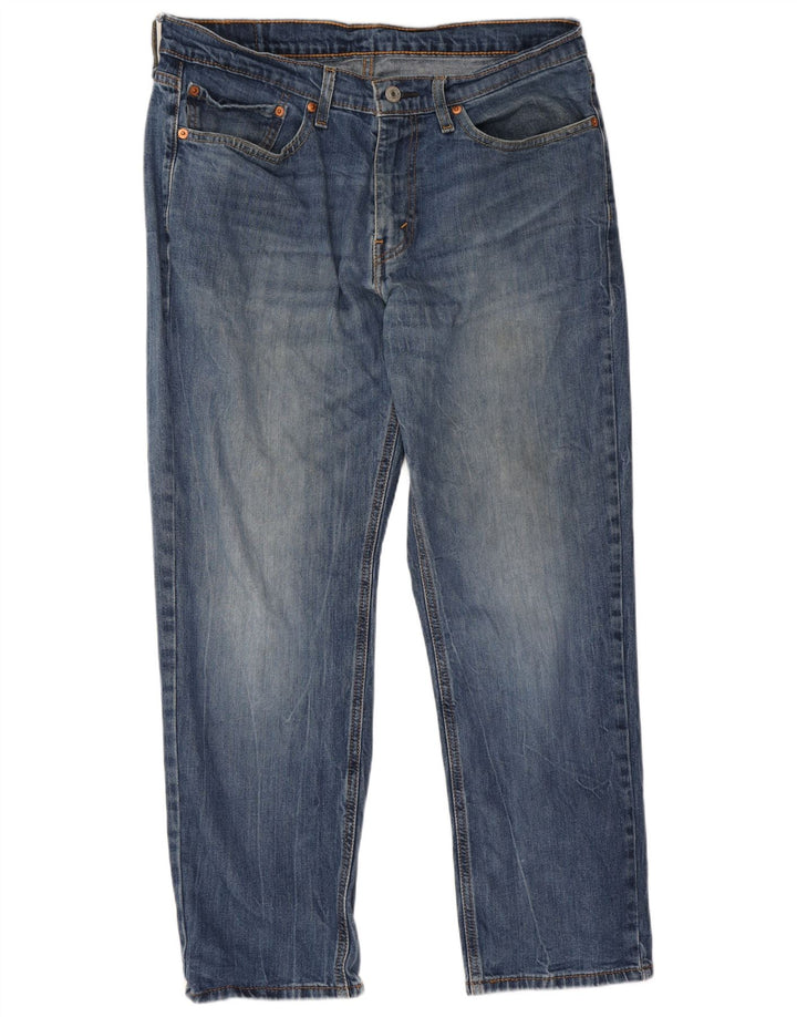 Levi's Jeans dritti da uomo W34 L29 Blu Cotone