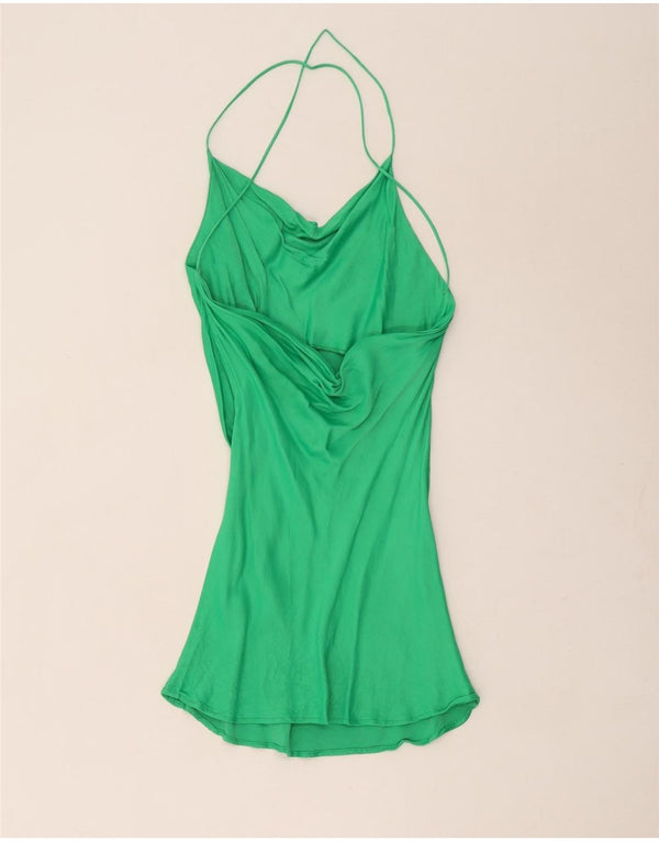 Abito Halter da donna Zara UK 4 XS verde
