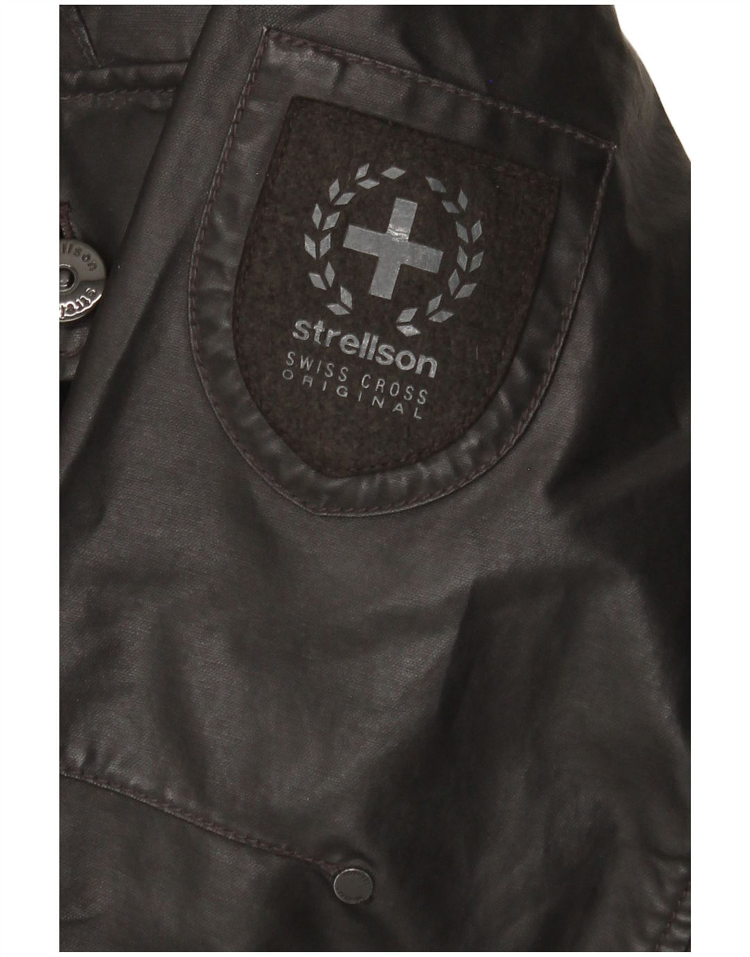 Giacca militare con cappuccio da uomo Strellson UK 42 XL Nera