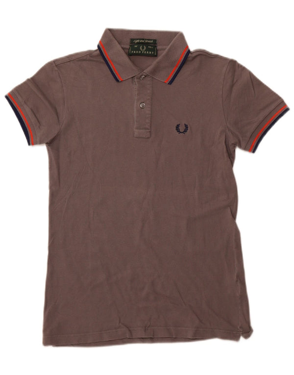 Polo Uomo FRED PERRY Piccola in Cotone Grigio