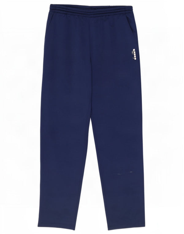 Pantaloni da tuta da uomo Diadora Large in poliestere blu navy