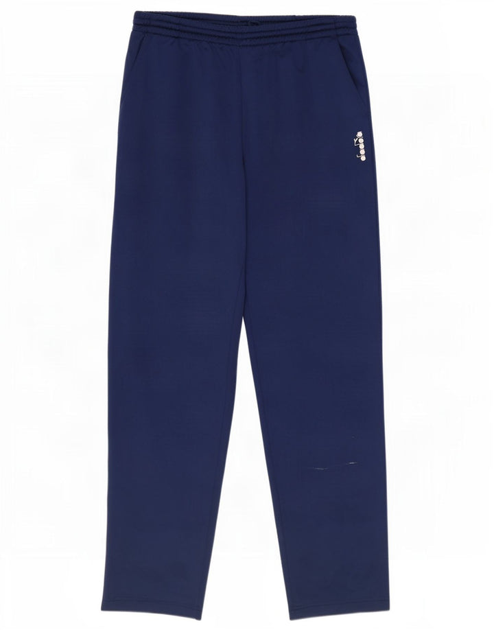 Pantaloni da tuta da uomo Diadora Large in poliestere blu navy