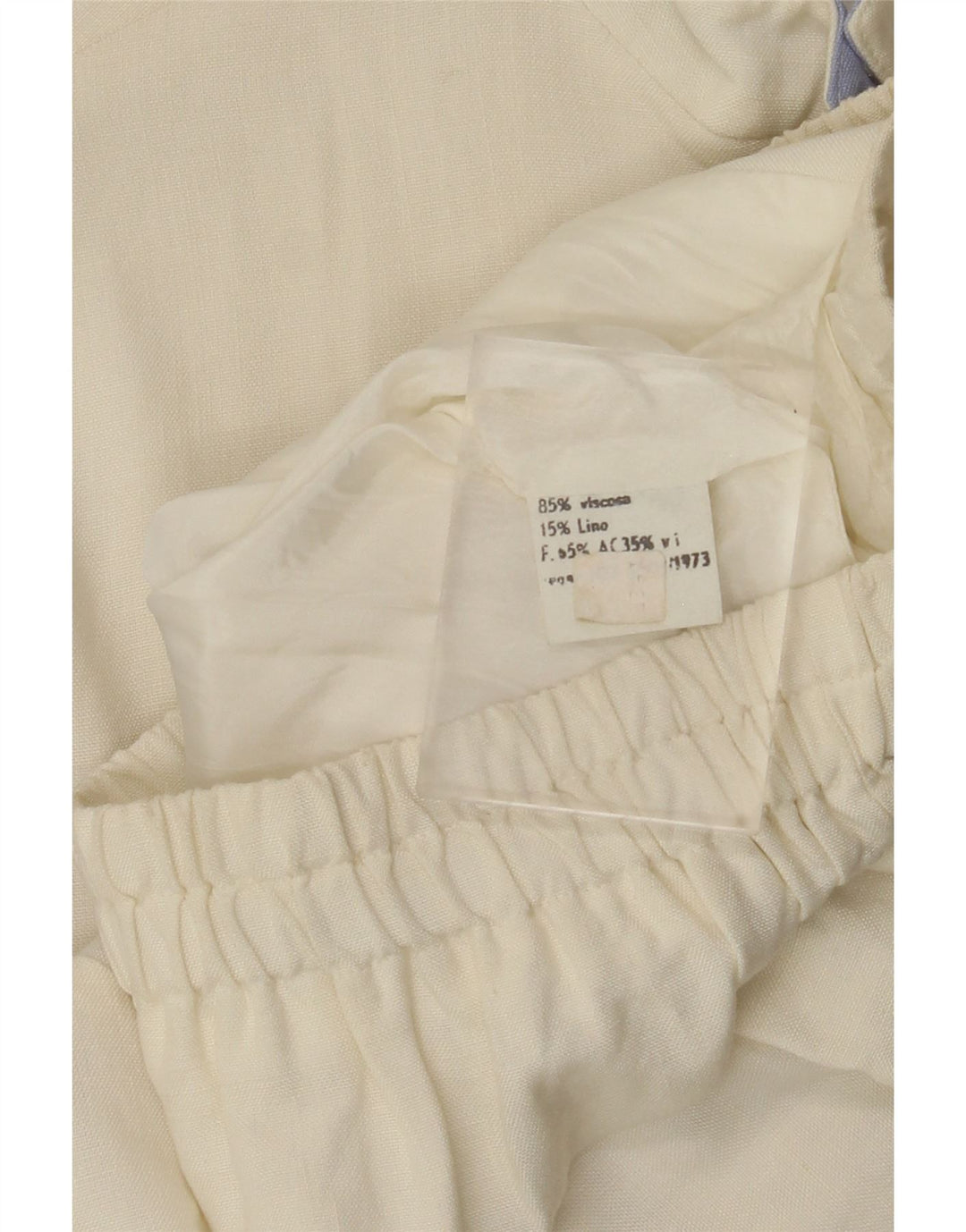 Giubbotto bomber da donna VINTAGE UK 12 viscosa color block bianco sporco medio