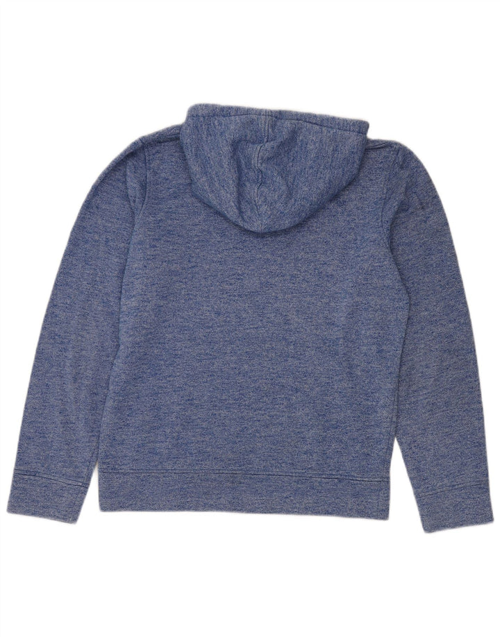 Jack & Jones - Felpa con cappuccio grafica da uomo, piccola, in poliestere screziato blu