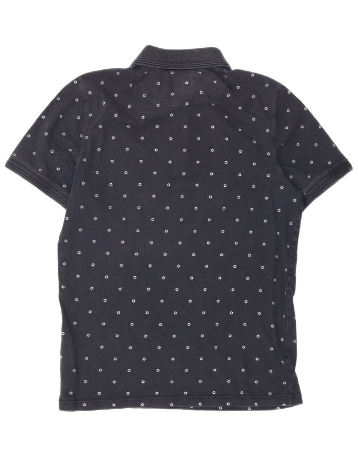 Polo da uomo Ted Baker piccola in cotone maculato blu navy