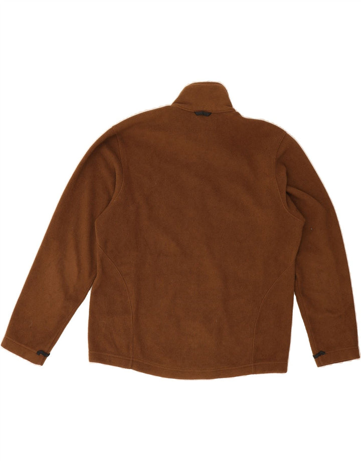 JACK WOLFSKIN Mens Fleece Jacket UK 34 XS Brown Polyester Vintage Jack Wolfskin and Second-Hand Jack Wolfskin from Messina Hembry 