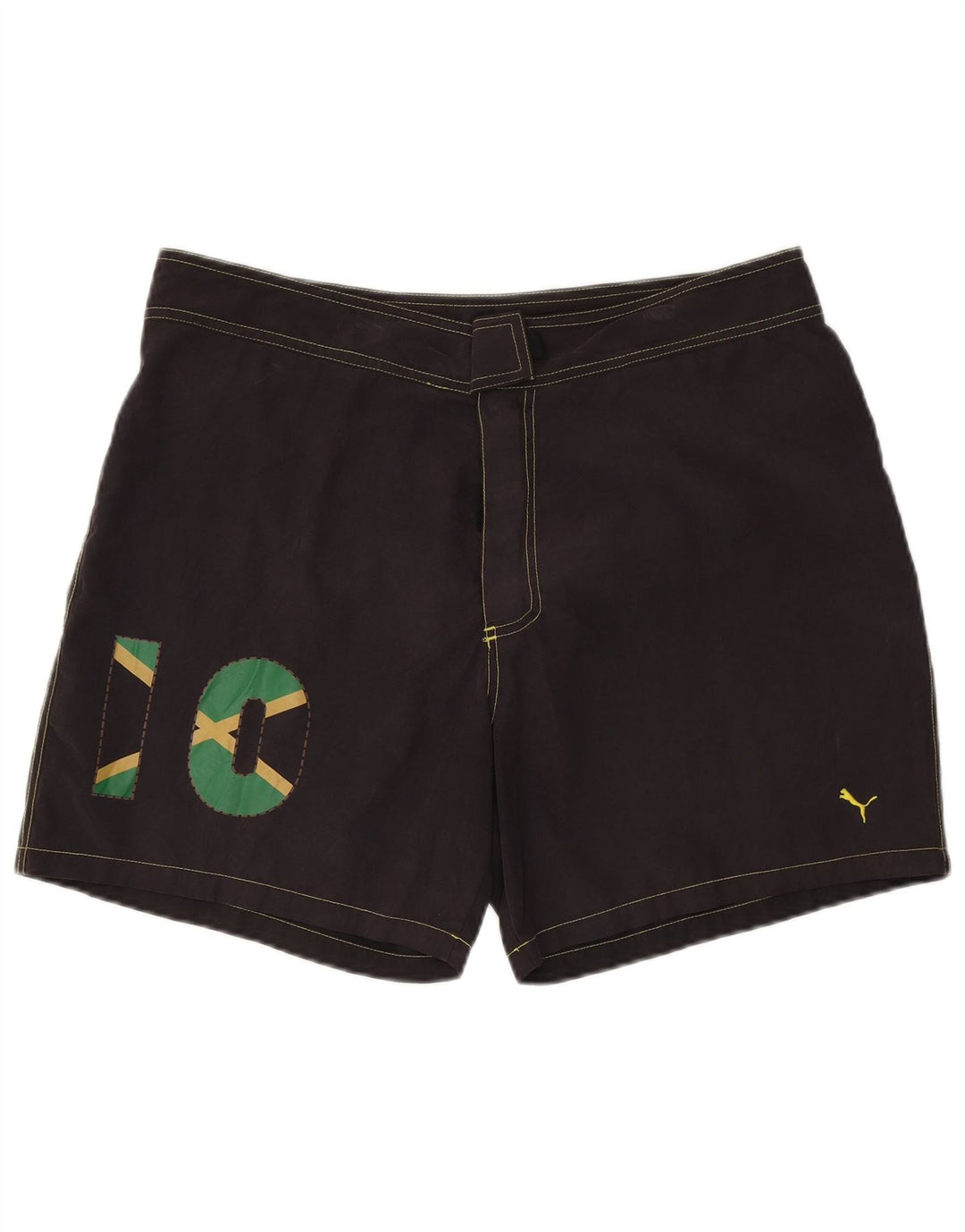 Pantaloncini da bagno Puma Jamaica Graphic da uomo XL poliestere nero