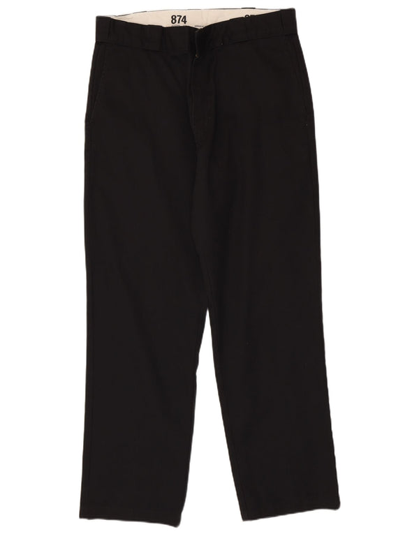 Pantaloni chino dritti da uomo 874 Dickies W34 L32 poliestere nero
