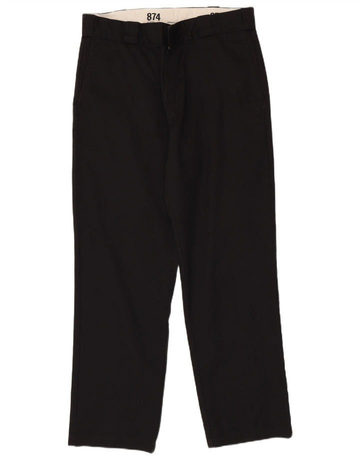 Pantaloni chino dritti da uomo 874 Dickies W34 L32 poliestere nero