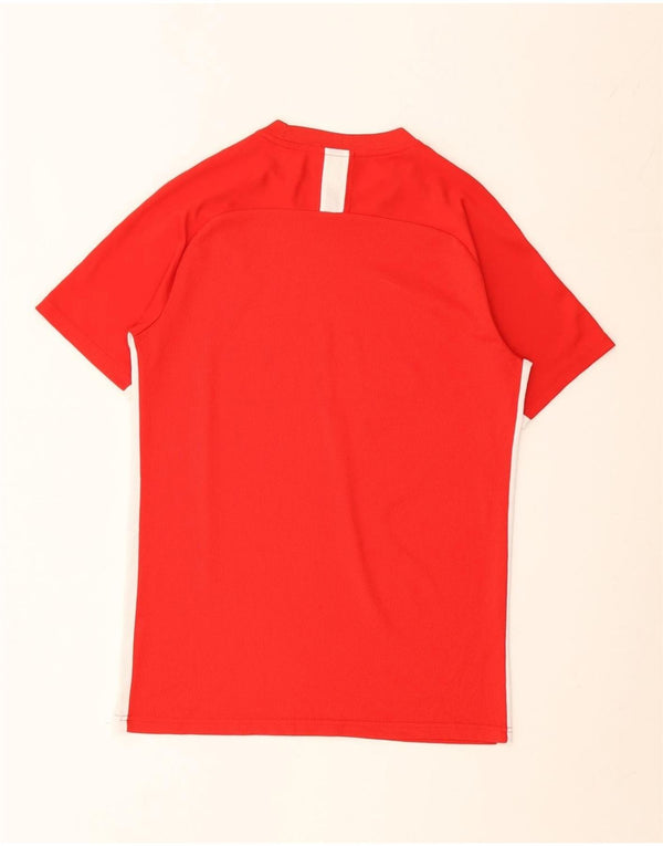 T-shirt Nike Dri Fit da uomo, colore rosso medio, color block