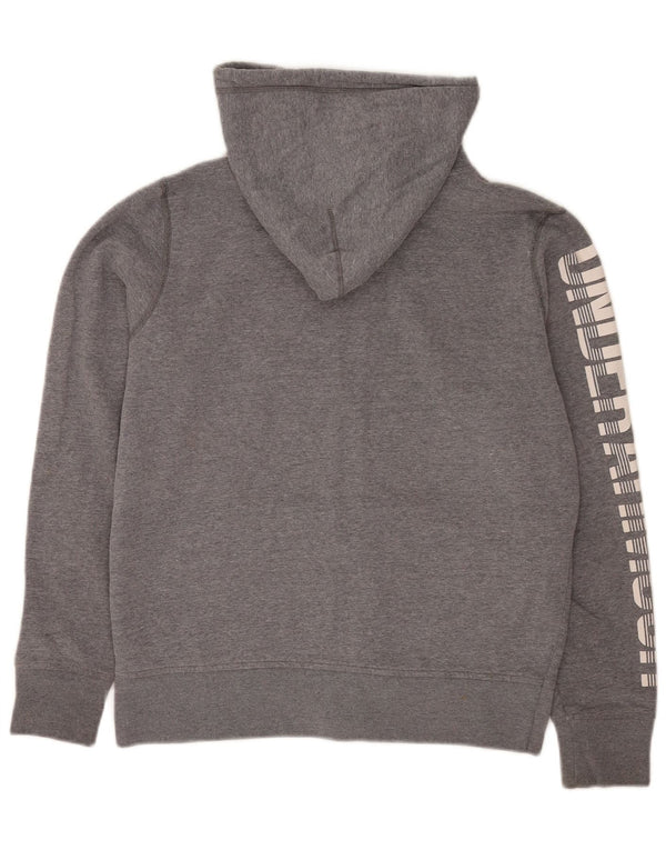 Felpa con cappuccio e zip grafica da donna Under Armour UK 8 Small Grey Sports