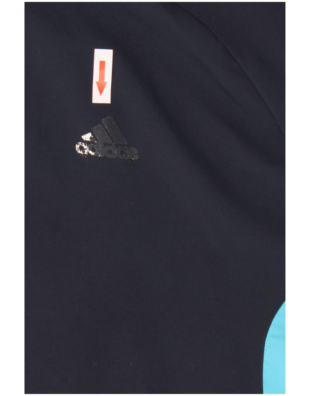 Giacca da uomo Adidas Climalite Top Jacket Large Blu Navy Colourblock
