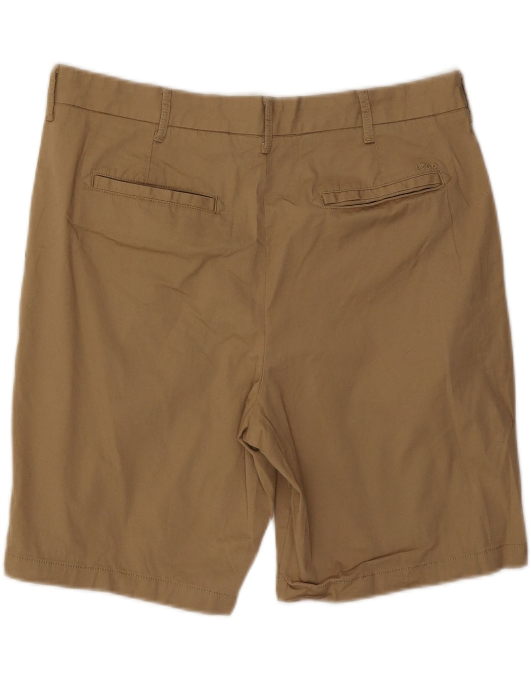 Pantaloncini chino da uomo IZOD W36 grandi in cotone marrone