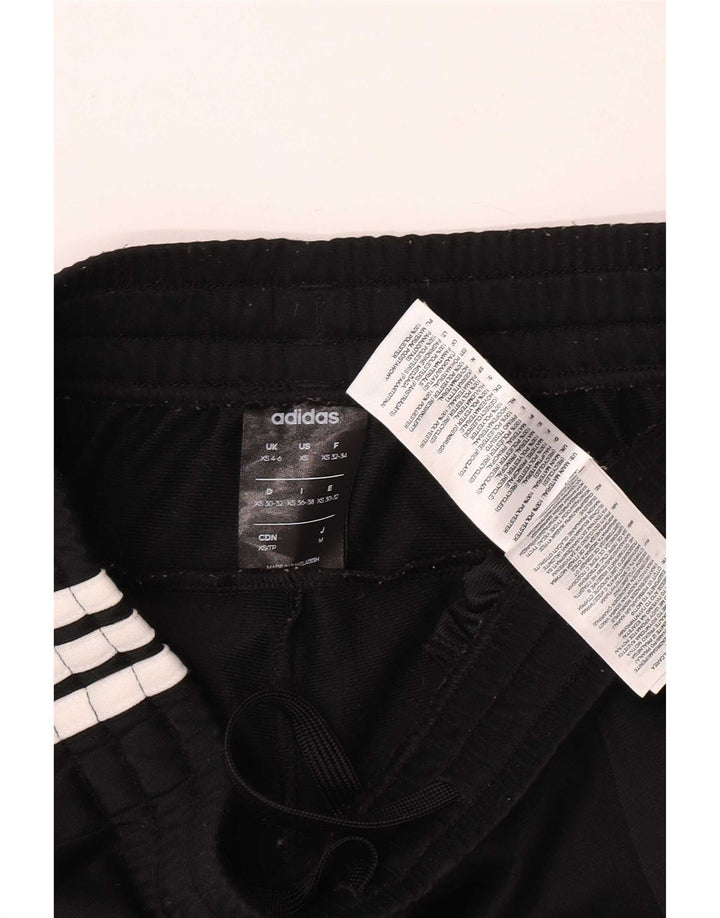 Pantaloni della tuta da donna Adidas UK 4/6 XS poliestere nero