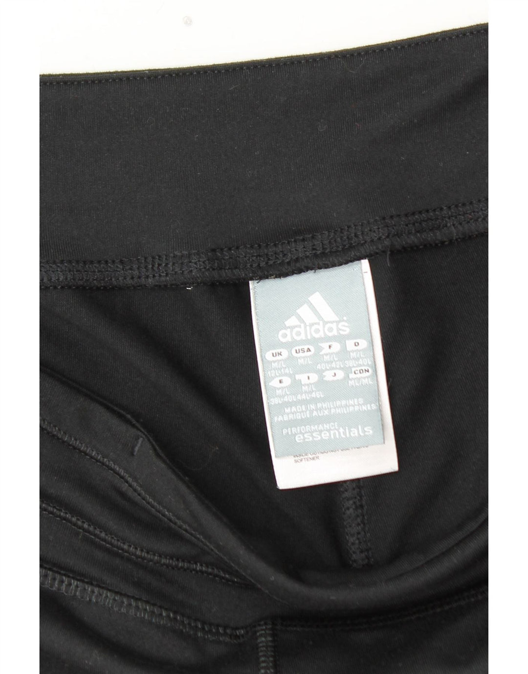 Pantaloni da tuta ADIDAS Climalite da donna UK 12/14 Medio Nero