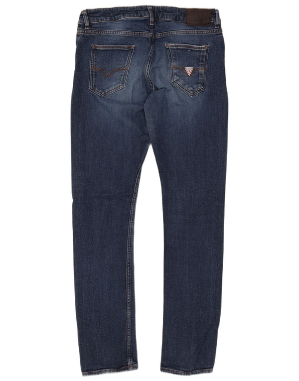 Jeans GUESS Donna Miami Skinny W34 L31 Cotone Blu