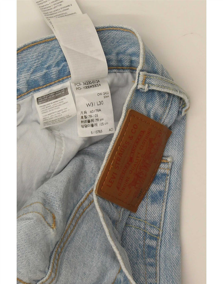 Levi's Uomo 501 Jeans dritti W31 L30 Cotone Blu