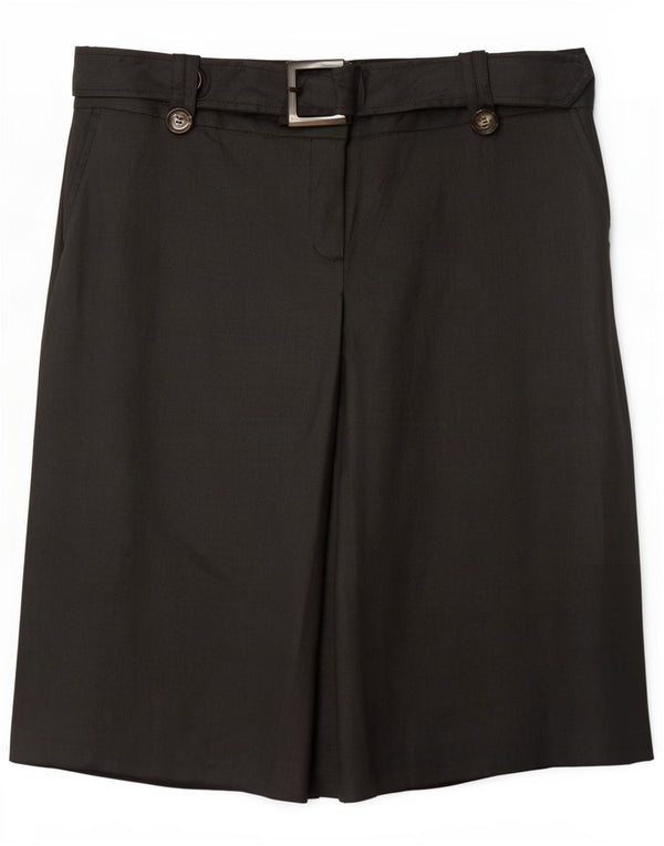 Gonna midi Zara da donna XL W32 Ramie nera