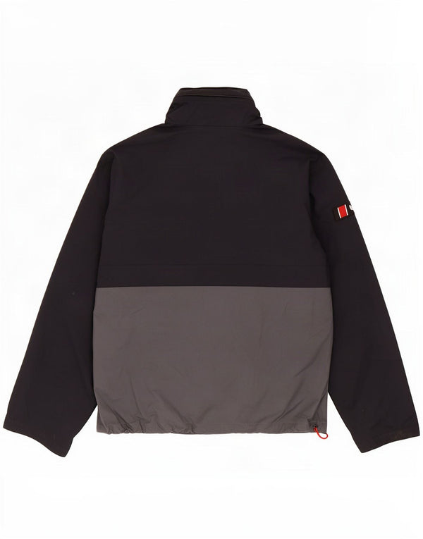 Giacca antipioggia da uomo con cappuccio Berghaus UK 36 Small Black Colourblock in poliammide