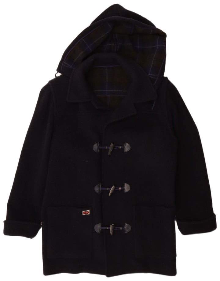 Montgomery con cappuccio da uomo Pierre Cardin IT 50 Large in lana blu navy
