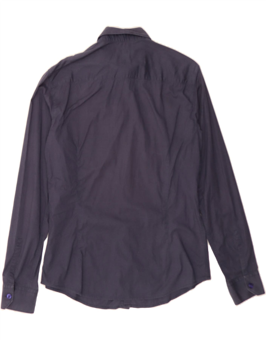 ARMANI JEANS Mens Shirt Large Navy Blue Vintage Armani Jeans and Second-Hand Armani Jeans from Messina Hembry 