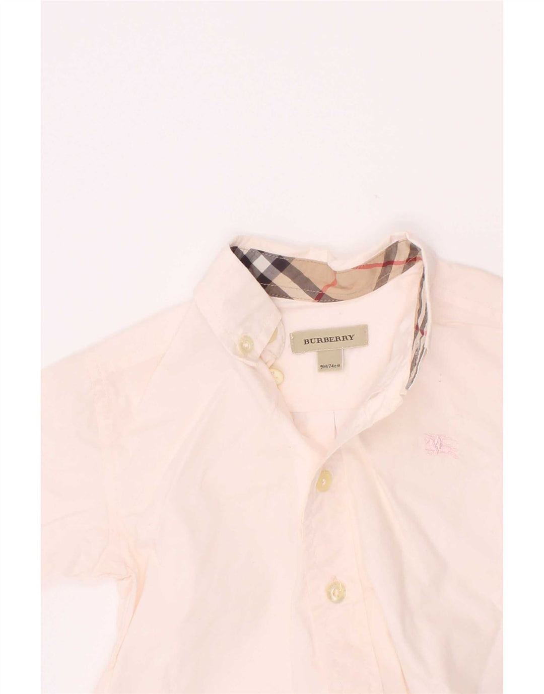Camicia Burberry Neonato 6-9 Mesi Cotone Rosa