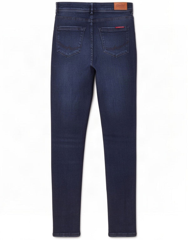 Jeans skinny da donna Superdry W32 L32 cotone blu navy