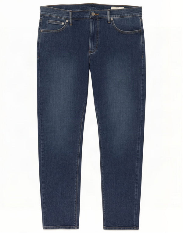 Marks & Spencer Mens Slim Jeans W36 L29 Blue Cotton