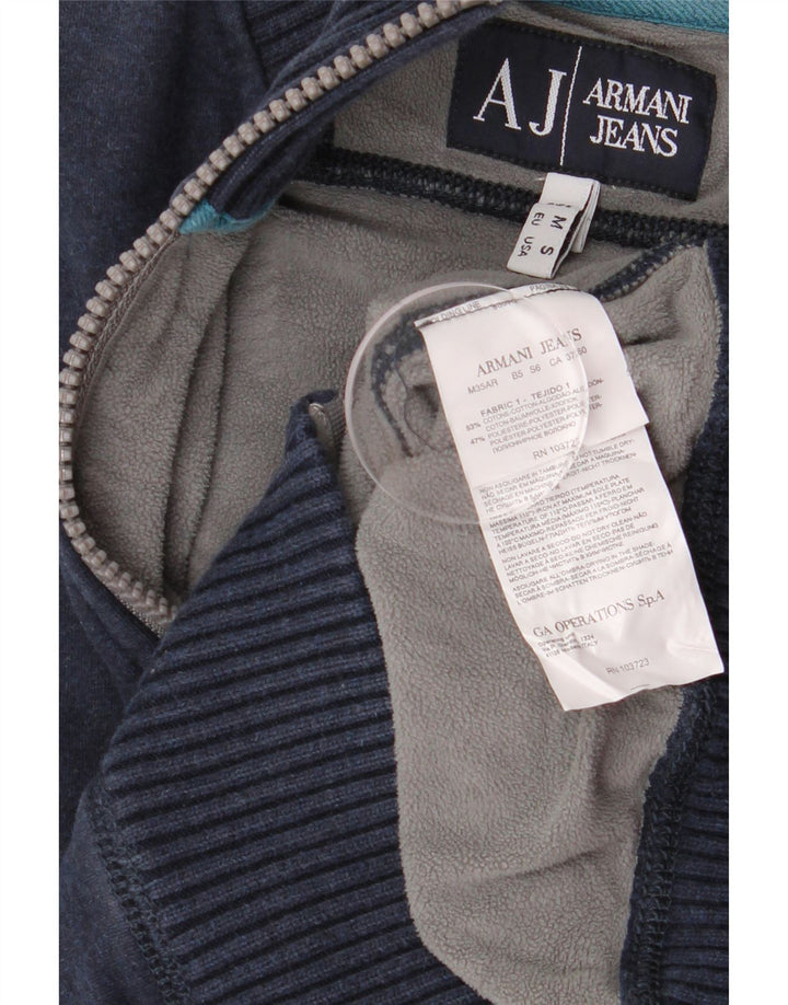 Giacca da ginnastica da uomo Armani Jeans, in cotone blu navy medio