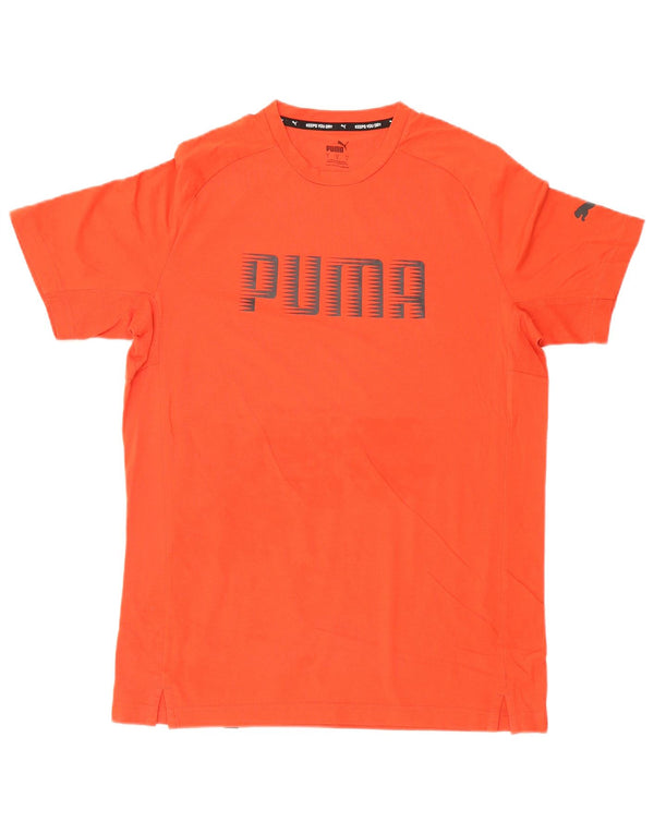 T-shirt grafica da uomo Puma Large rossa