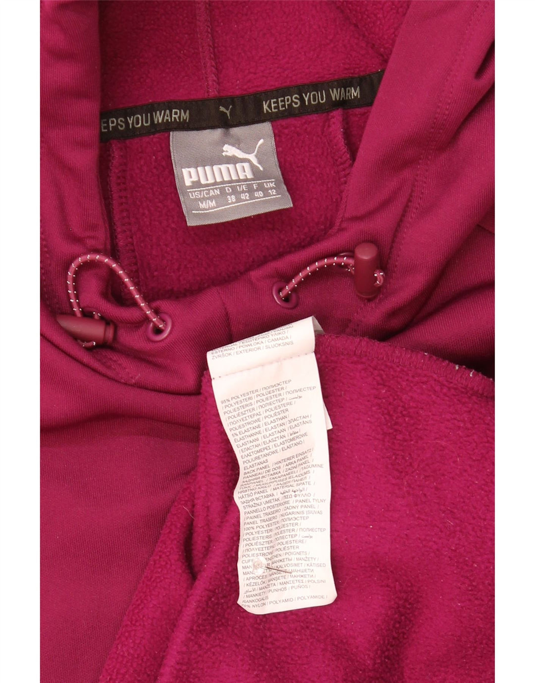 Felpa con cappuccio grafica da donna Puma UK 12 Poliestere viola medio
