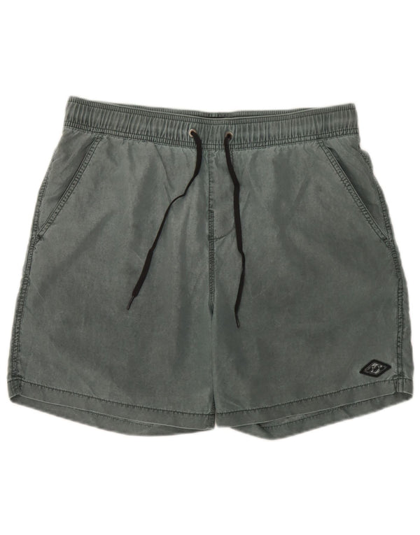 Pantaloncini da bagno da uomo Billabong verde medio in poliestere