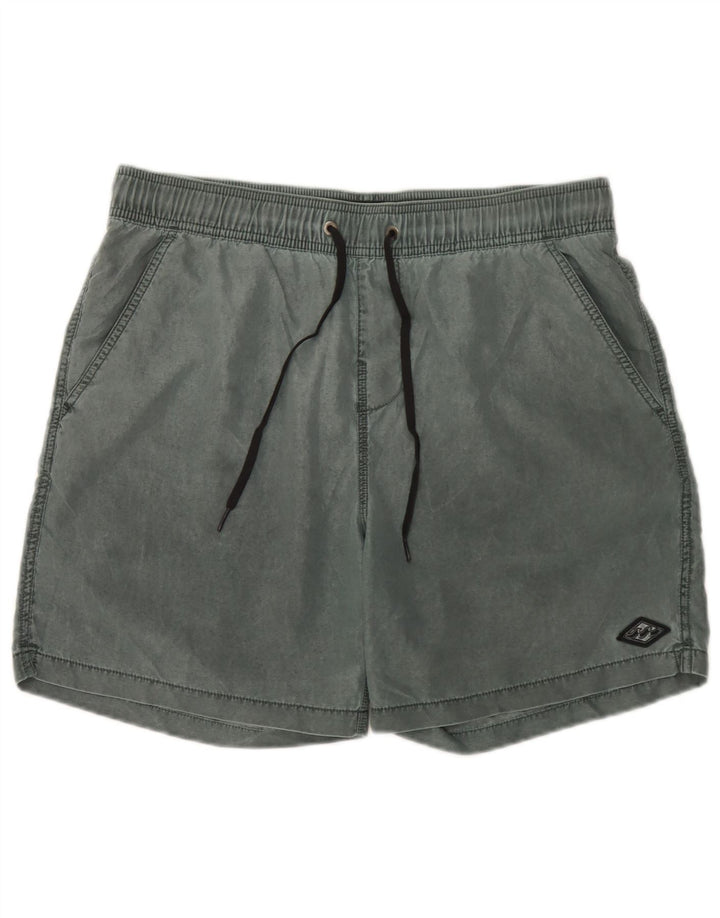 Pantaloncini da bagno da uomo Billabong verde medio in poliestere