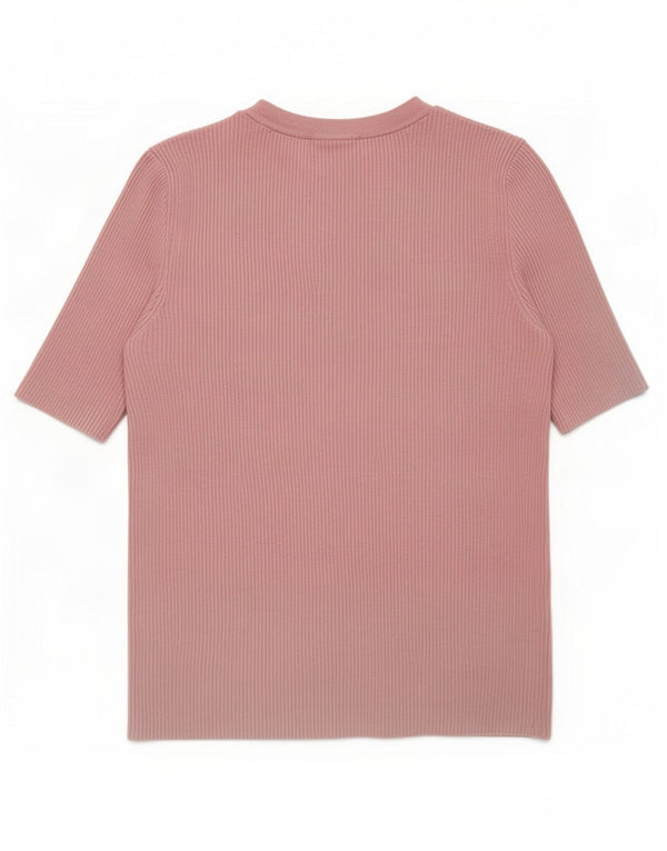 T-shirt da donna Marks & Spencer Top UK 12 Viscosa rosa medio