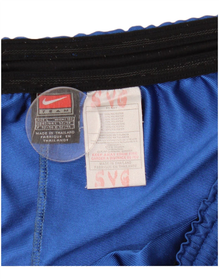 Pantaloncini sportivi da uomo Nike UK 42/44 Large Blu Poliestere