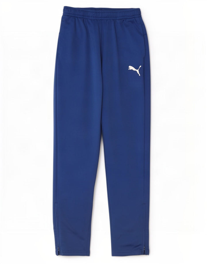 Pantaloni della tuta da ragazzo Puma 15-16 anni in poliestere blu