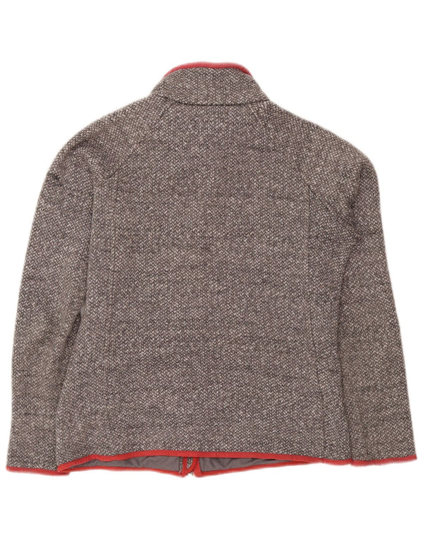 Giacca da tuta da donna Columbia UK 14 Poliestere chiazzato grigio medio