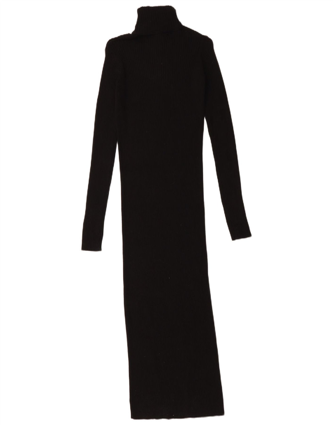 Abito maxi maglione Zara da donna UK 8 piccolo nero