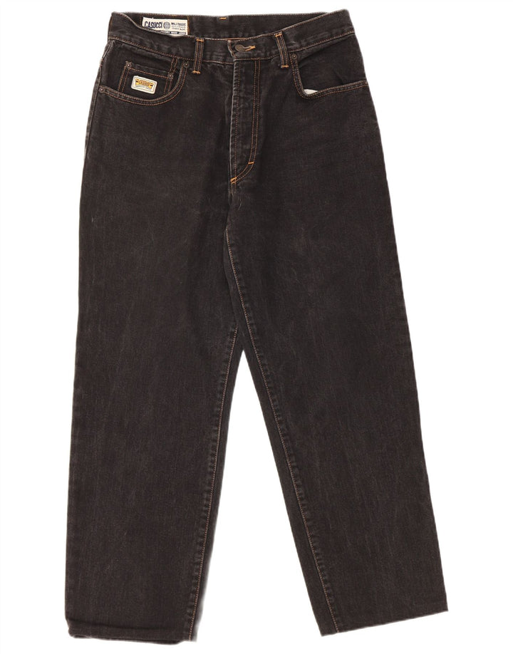 Jeans dritti da uomo Casucci IT 48 medio W30 L27 cotone nero