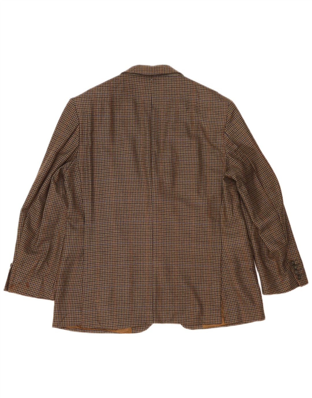 MARKS & SPENCER Giacca blazer da uomo a 2 bottoni UK 42 grande pied de poule kaki