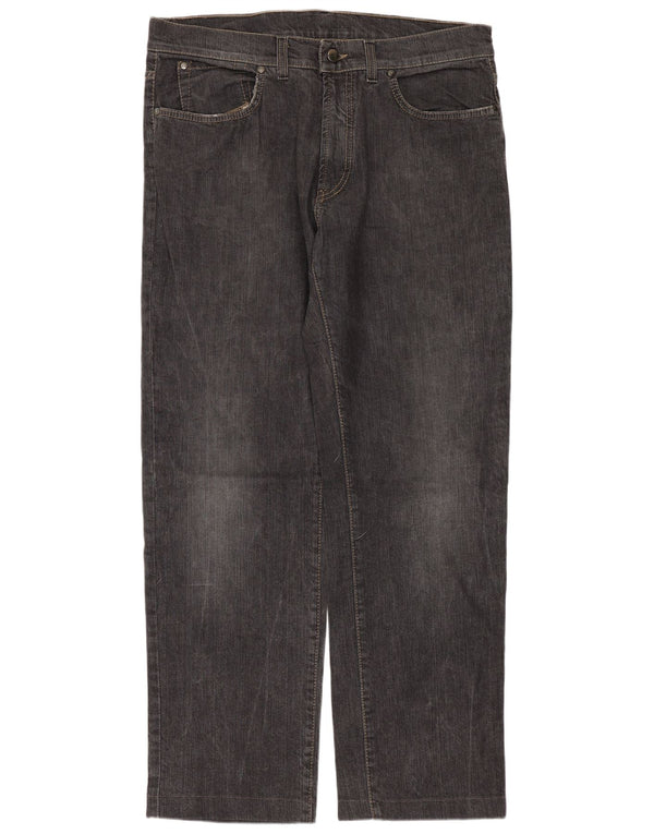 Jeans Straight Uomo Trussardi W36 L30 Cotone Nero