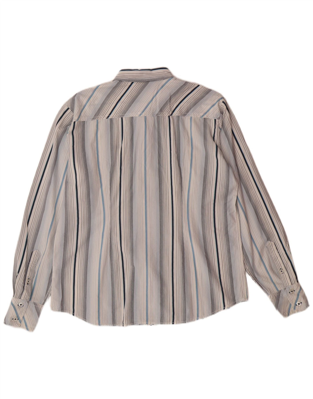 Camicia LEE da uomo in cotone a righe blu medio