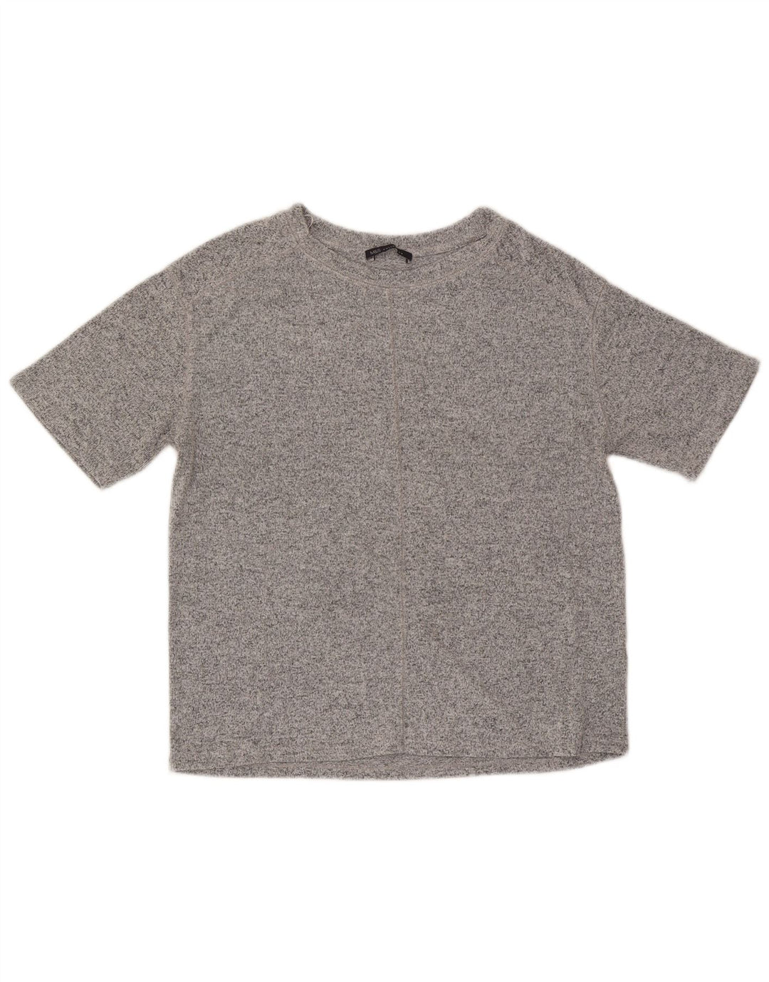 T-shirt da donna Marks & Spencer Top UK 10 piccola viscosa screziata grigia